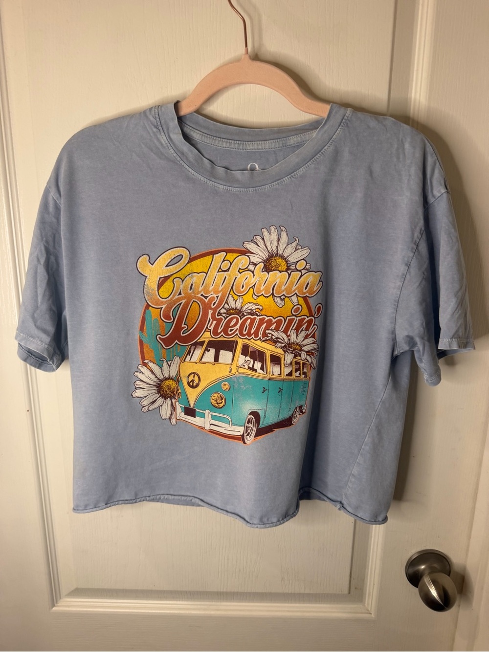 California Dreamin' Light Blue Graphic Tee